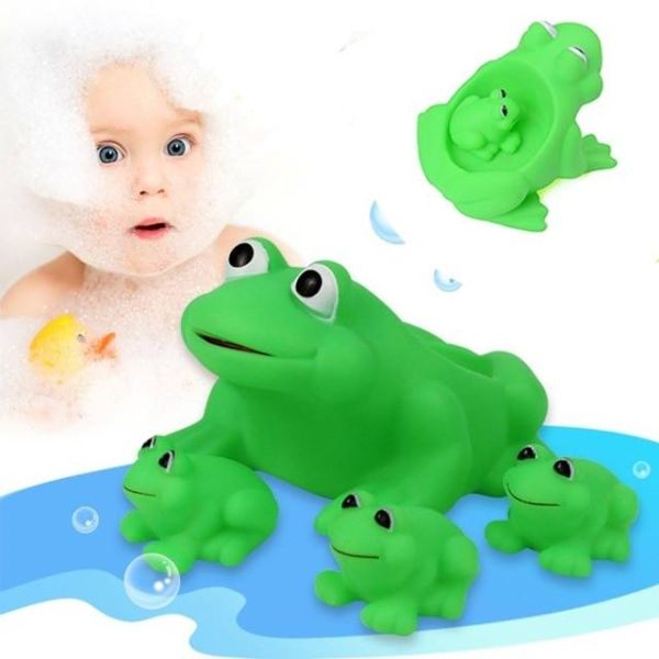 Otroški kopalni set - žabe - 4 kosi