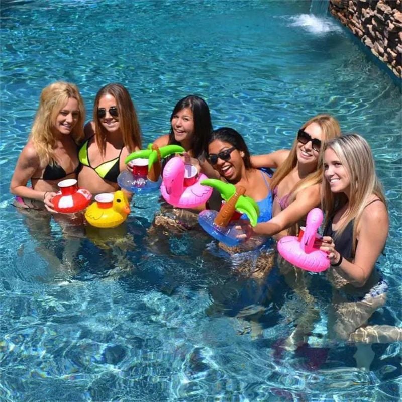 Flamingo na napuhavanje za piće