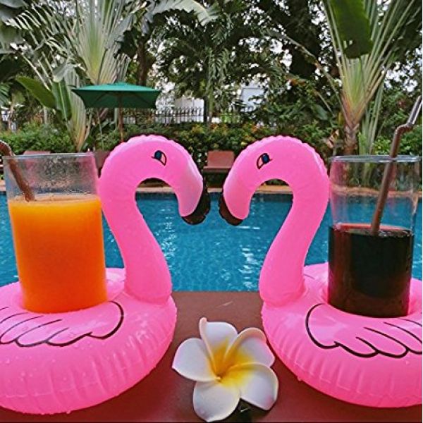 Flamingo na napuhavanje za piće