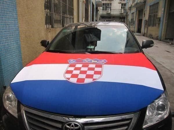Hrvatska- navijačka navlaka za haubu- poklopac motora
