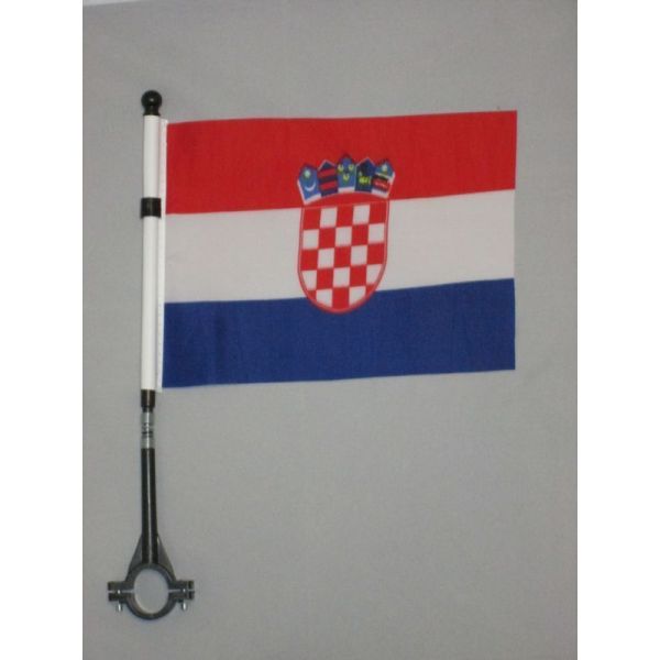 Hrvaške zastave za kolesa, skuterje, otroške vozila...