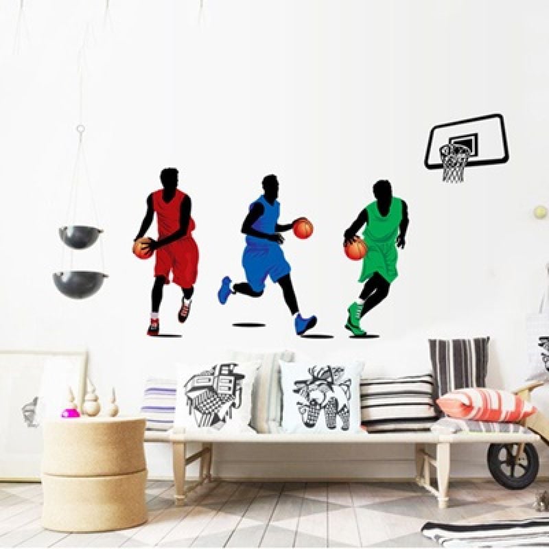 3D Wall sticker Sport Basketball Players dimenzije 90x160 cm