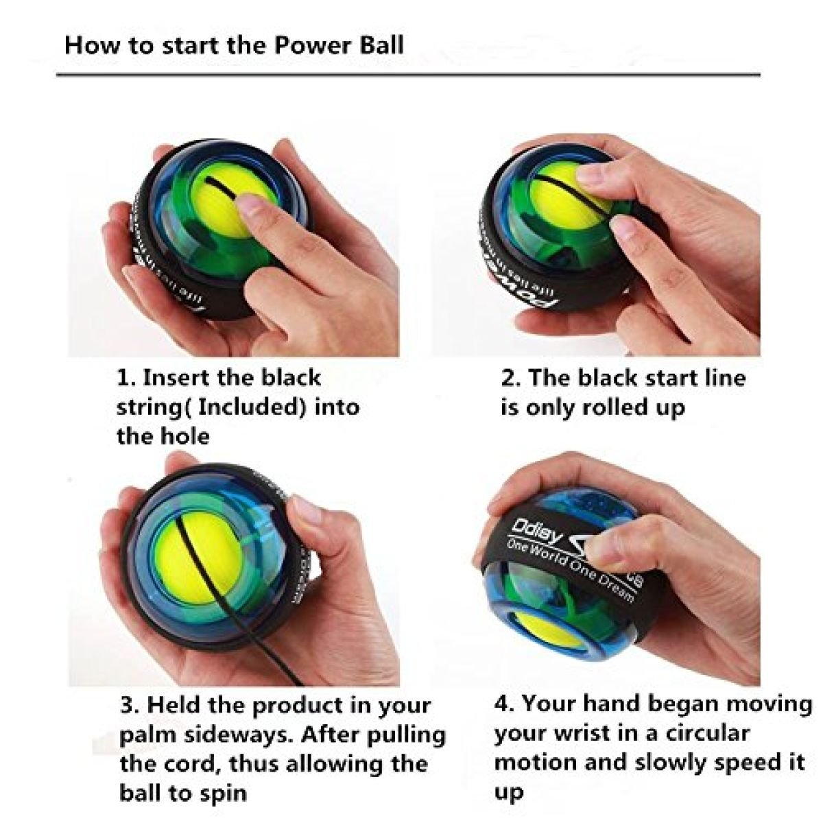 Powerball Gyroball za vježbanje Novo