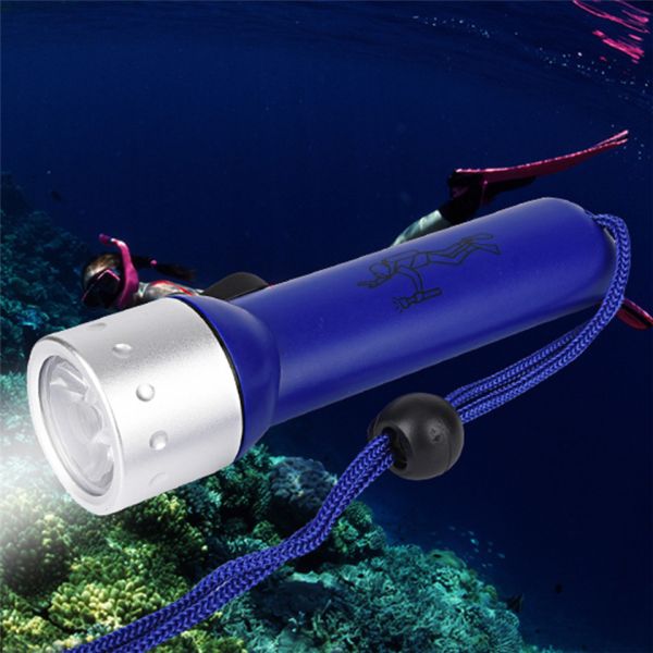 Vodootporna baterija za ronjenje, LED svjetlo, podvodno ronjenje