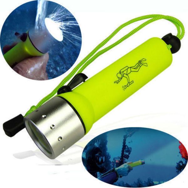 Vodootporna baterija za ronjenje, LED svjetlo, podvodno ronjenje