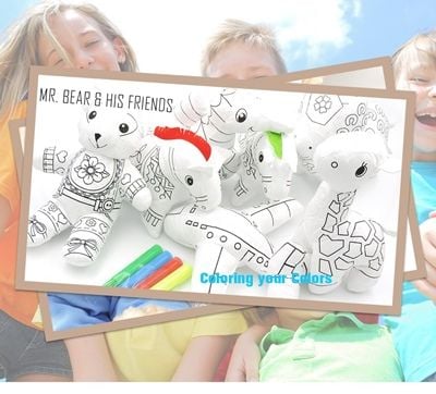 3D eduaktivna dječja igračka za oslikavanje