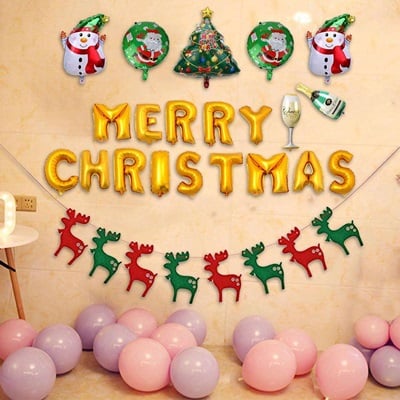 Folijski baloni "Merry Christmas"