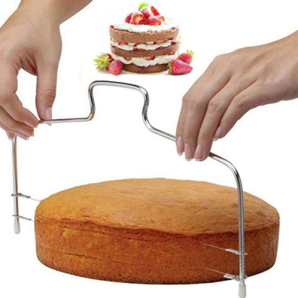 Rezalnik za piškote in torte - dvojna žica za enakomerno rezanje