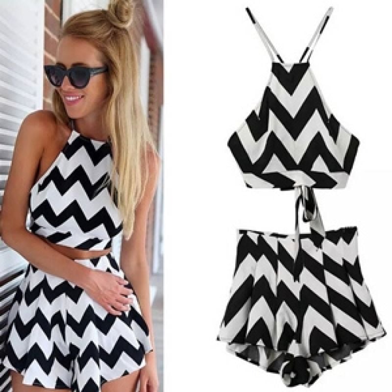 Dvodijelni komplet- Cindy - suknja i crop top