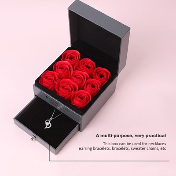 Rose Design poklon kutija sa 9 ruža