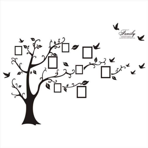 Zidna naljepnica - Family tree - new style
