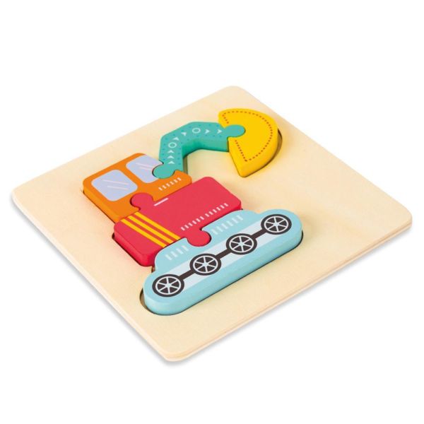 Drvene puzzle - paket 3,6,9 ili 12 komada mix