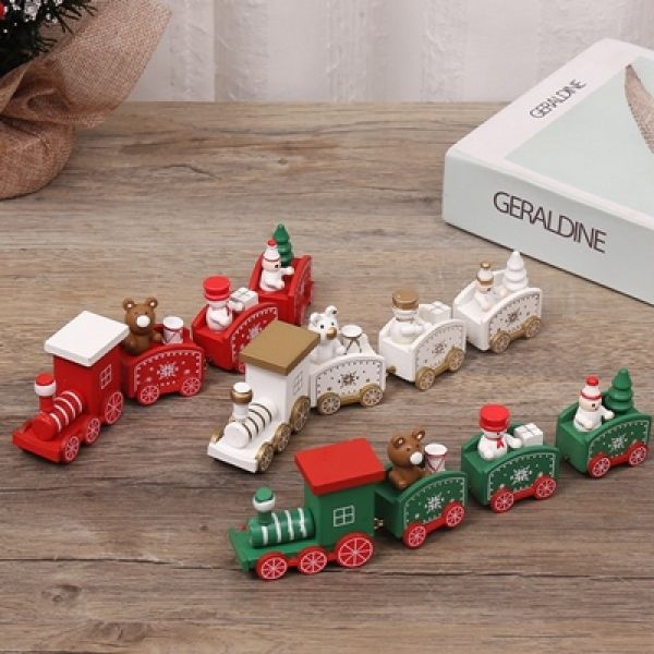 Drveni vlak – kreativan božićni ukras