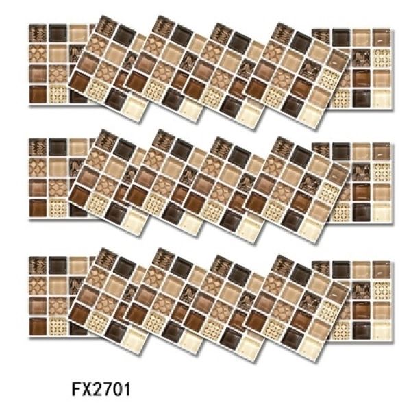 FX Mozaik zidne naljepnice 10x10 cm - pakiranje 18 komada