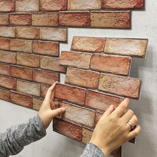3D zidna panel naljepnica - bricks