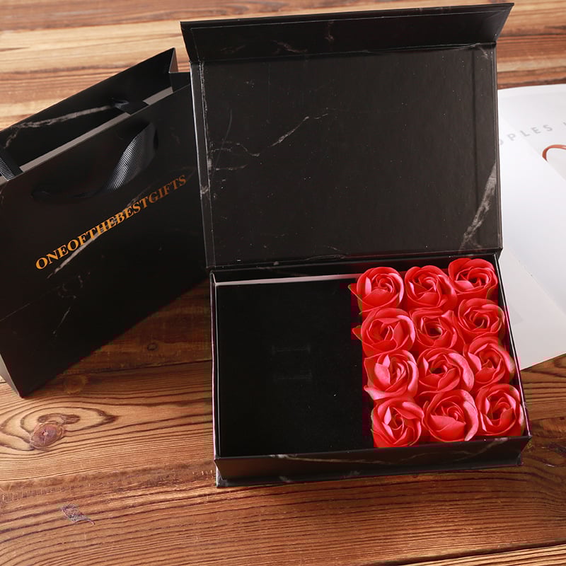 Rose box - poklon kutija za nakit sa sapunom u obliku ruže	