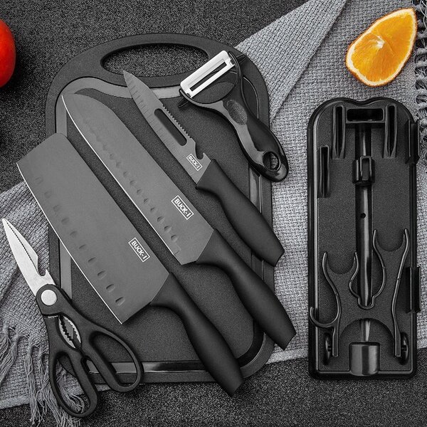 7dijelni komplet kuhinjskih noževa od nehrđajućeg čelika
