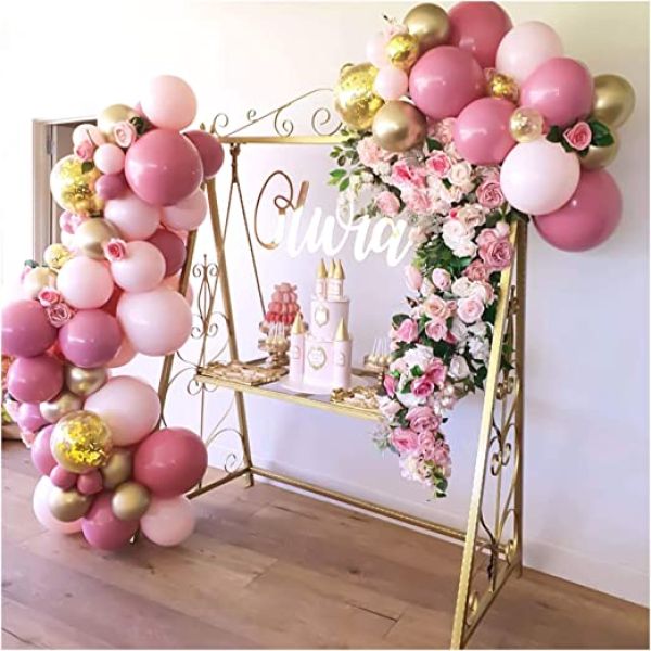 Luk od balona - Party Pink (120 balonov na komplet)