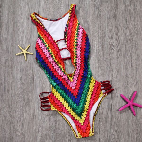 Jednodijelni kupaći kostim "Multicolour"