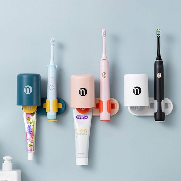 Zidni držač električne četkice i paste za zube