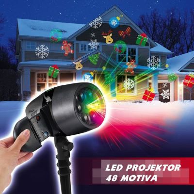 Led Projektor - 12 motiva