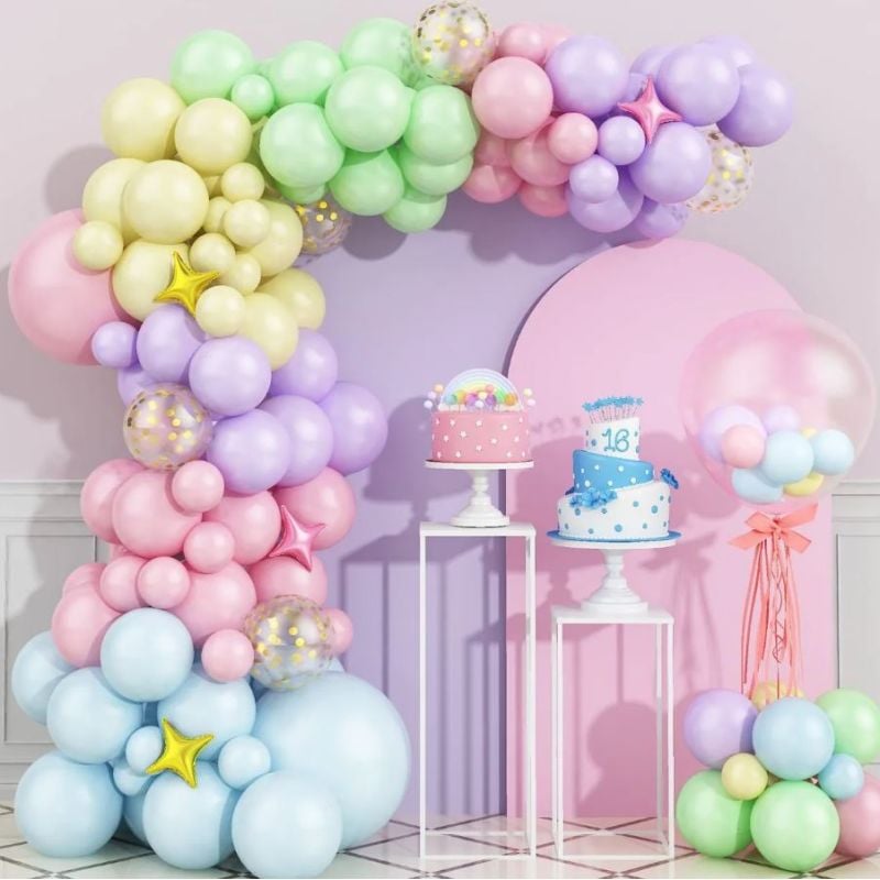Luk od balona - Pastel (91 balon u setu)