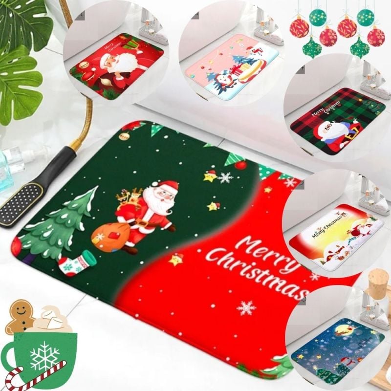 Božićni protuklizajući otirači -Xmas