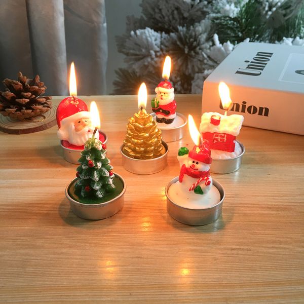 Božićne ukrasne svijeće - 3 komada set