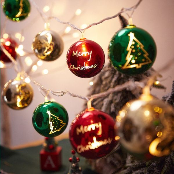 LED Božićni ukrasi - kuglice i zvijezdice