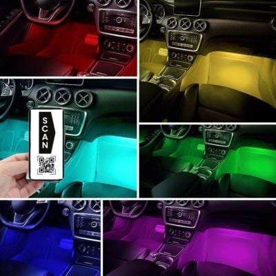 RGB Ambijetalno podno osvijetljenje automobila 