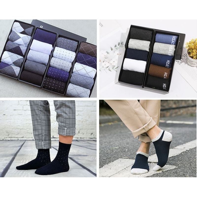 Paket 5 kom muških čarapa pamuk super poklon