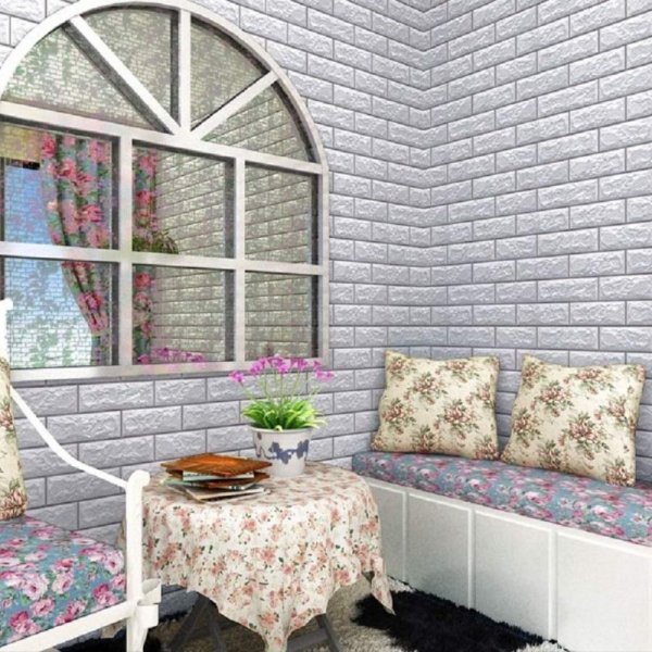 Samoljepljiva tapeta 3D cigla (77 cm x 70 cm)