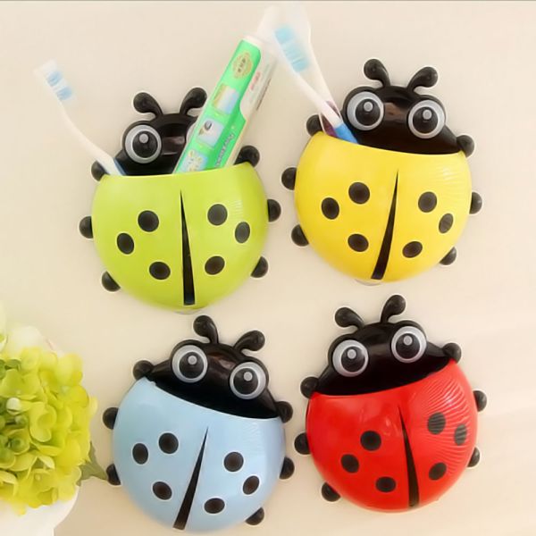 Simpatična pikapolonica -držalo za zobne ščetke