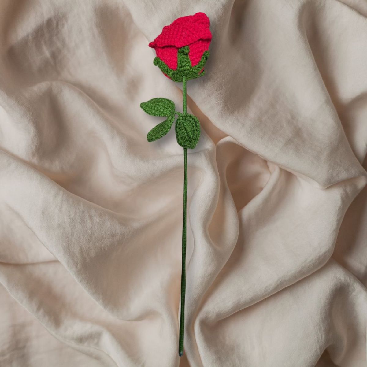 Umetno pleteno cvetje - Rose