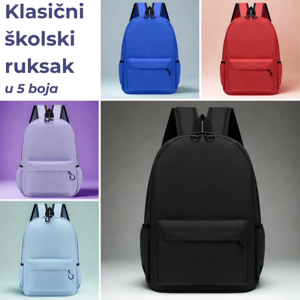 SmartPack školski ruksak u 5 boja