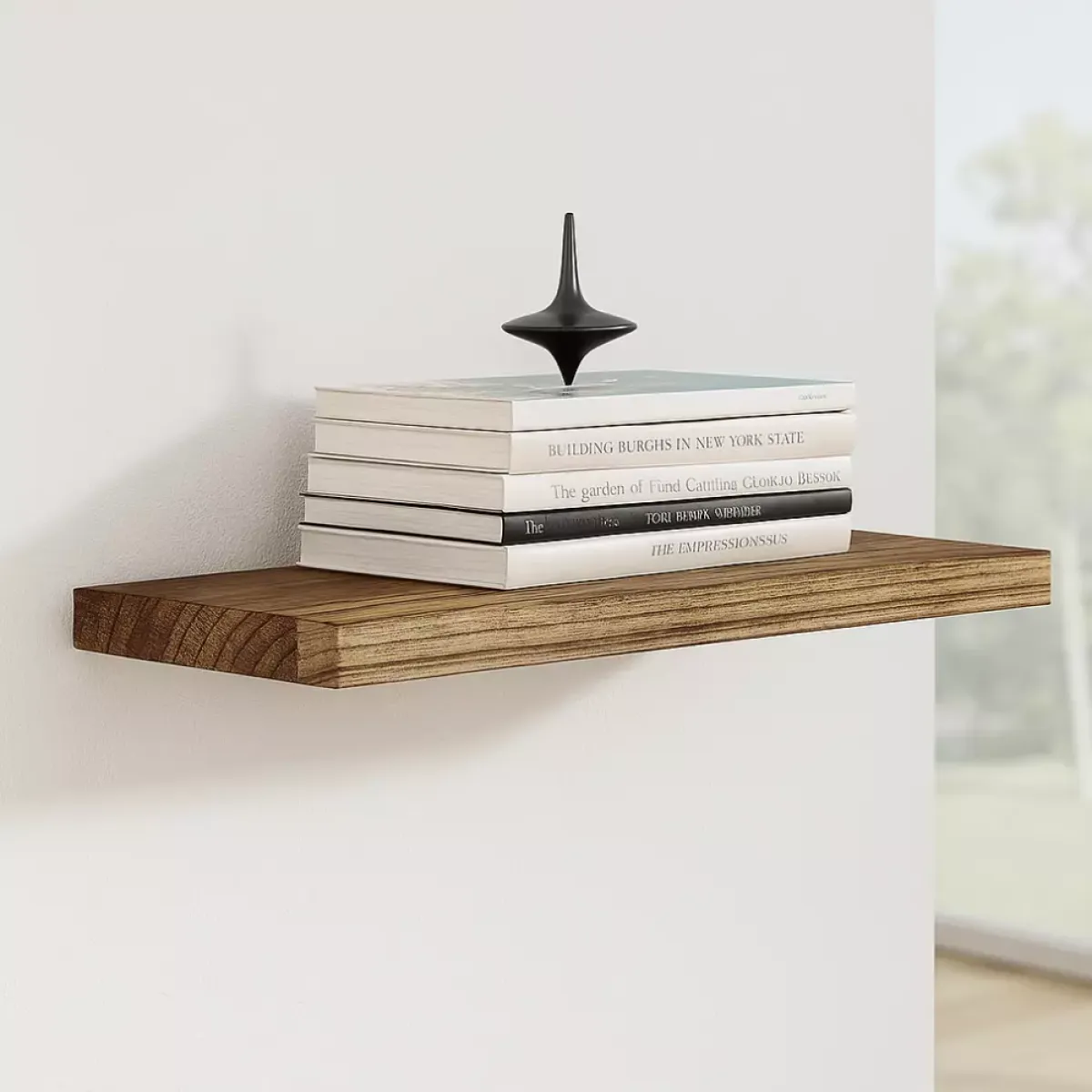 Elegantna zidna drvena polica