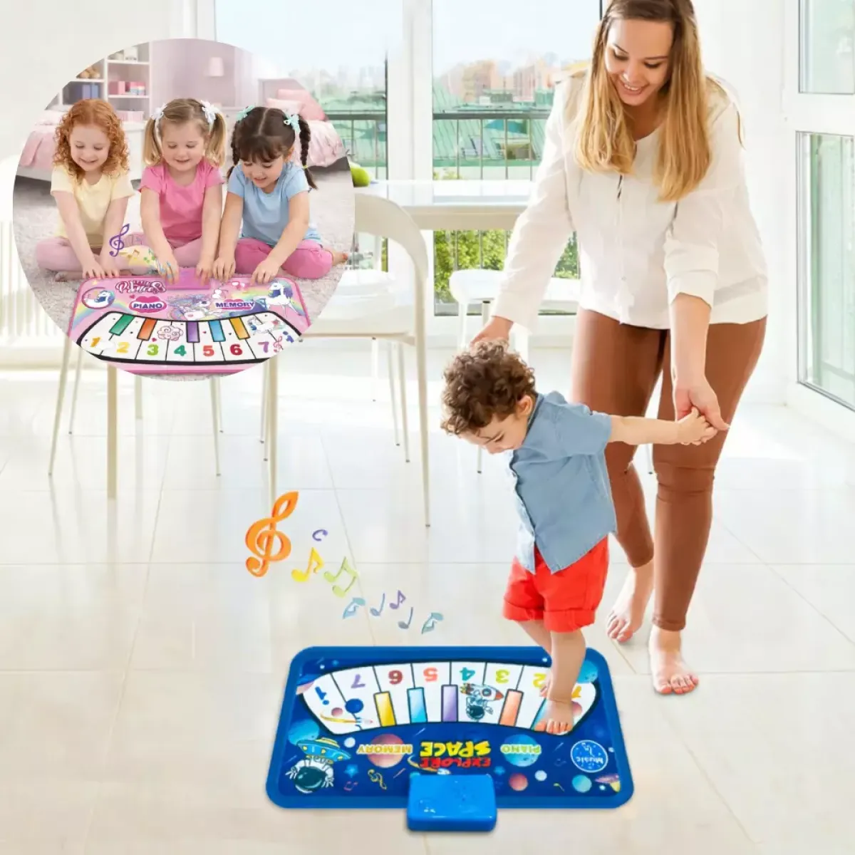 Interaktivna dječja podloga s klavirom