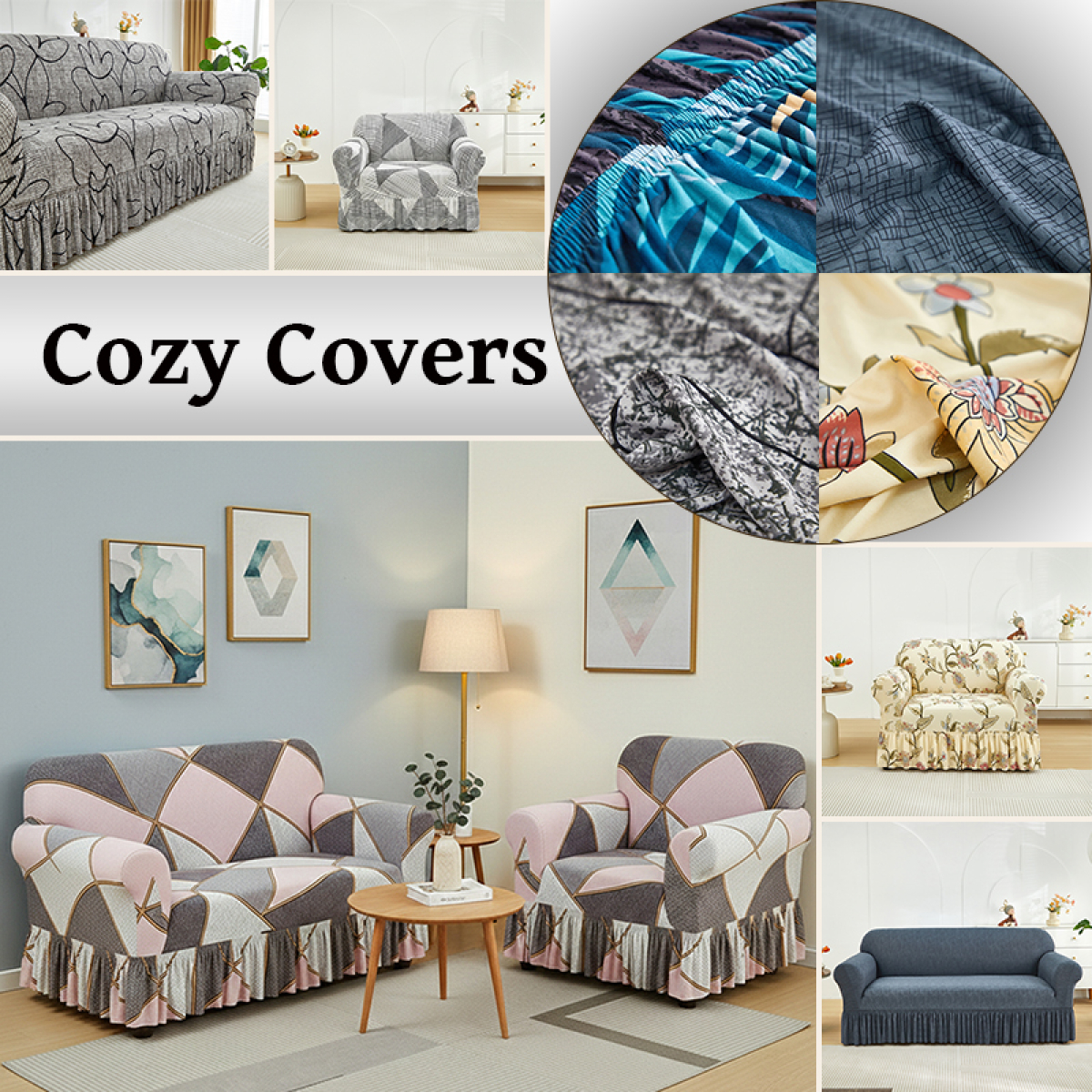 Cozy Covers - Navlake za Namještaj u raznim dezenima