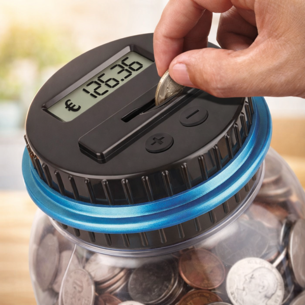 Elektronska kasica s brojačem za euro