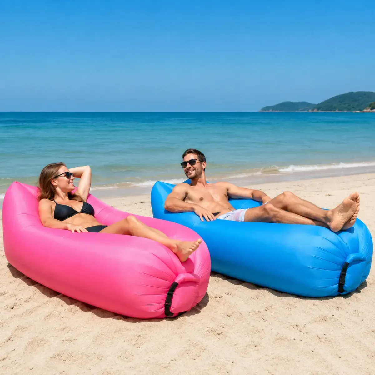 Air sofa - lako se puni zrakom i u samo par sekundi spremna HIT PROIZVOD