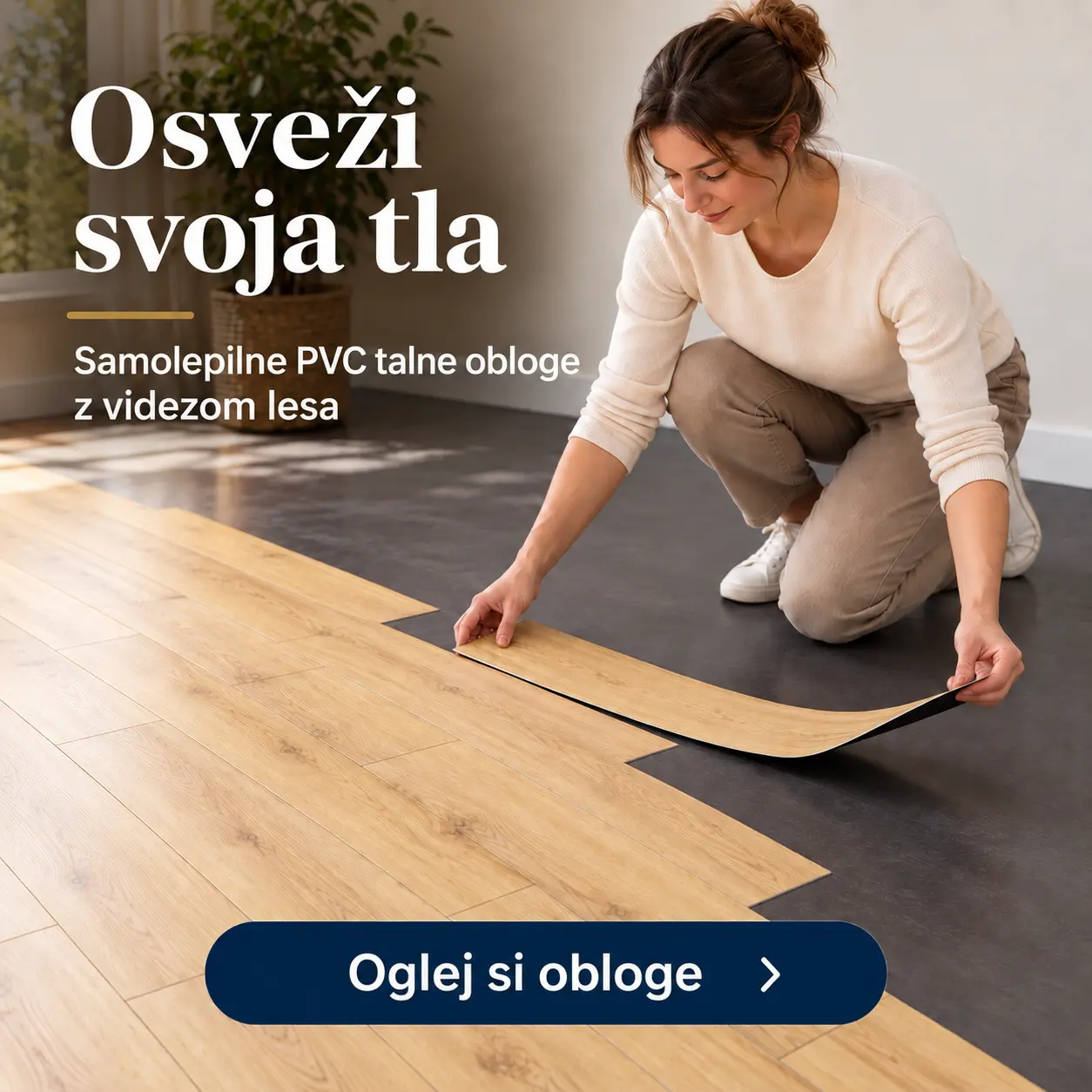 Samolepilne PVC talne obloge